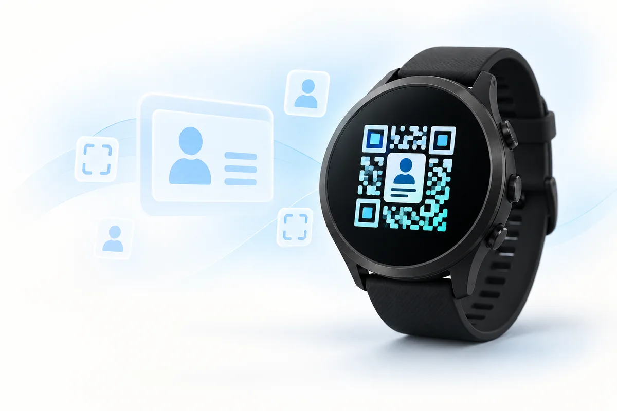 Come creare un QR di contatto vCard per Garmin